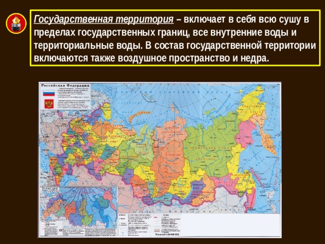 Государственная территория виды государственных границ. Гос территория России. Состав государственной территории. Государственная территория в пределах государственных границ. Государственная территория России включает.